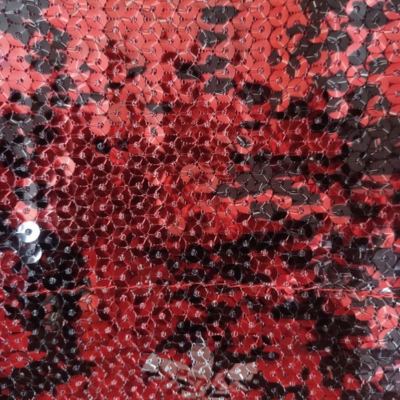 adidas Ivy Park Red Sequin Jacket - Picture 7 of 8